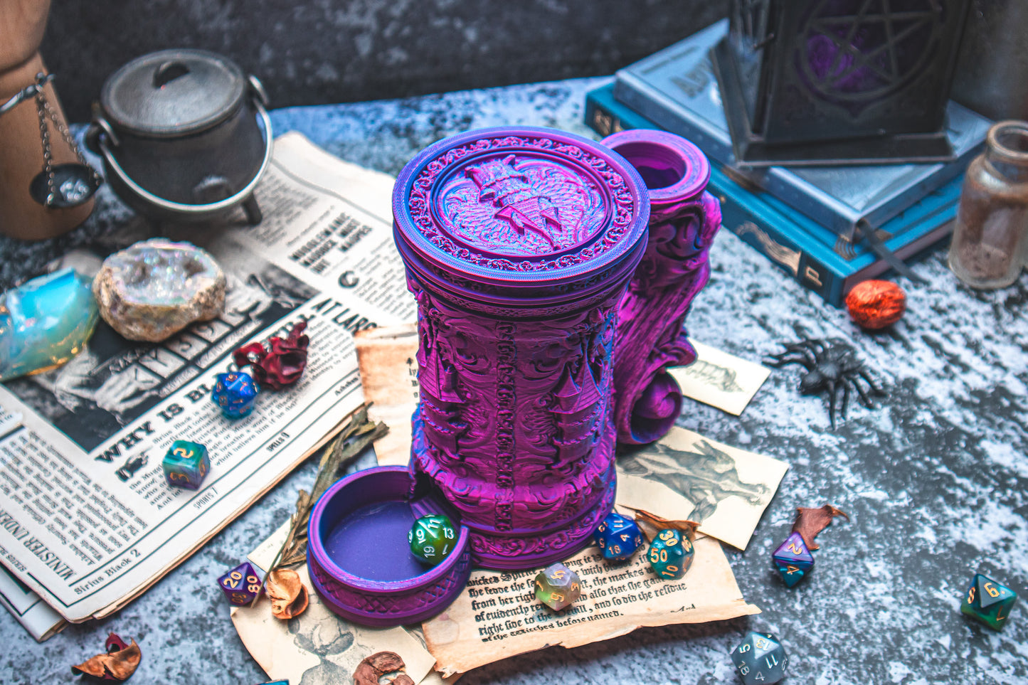 Wizard Tower Dice Tower Mug