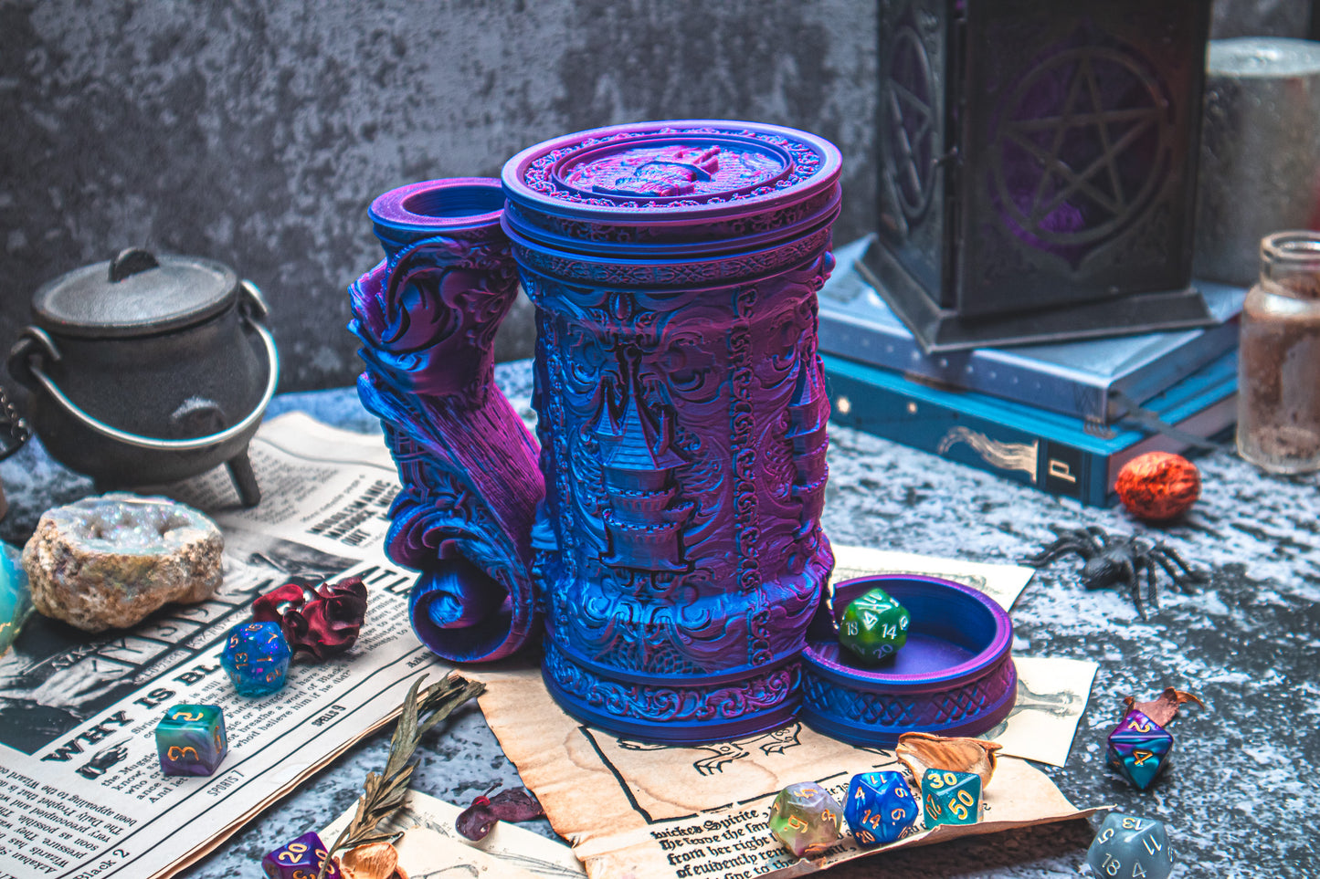 Wizard Tower Dice Tower Mug