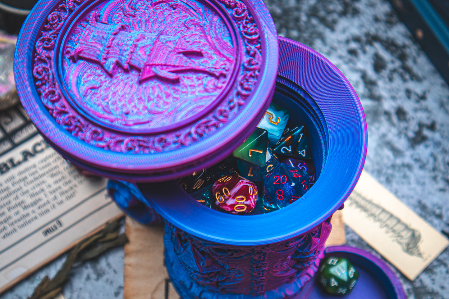 Wizard Tower Dice Tower Mug