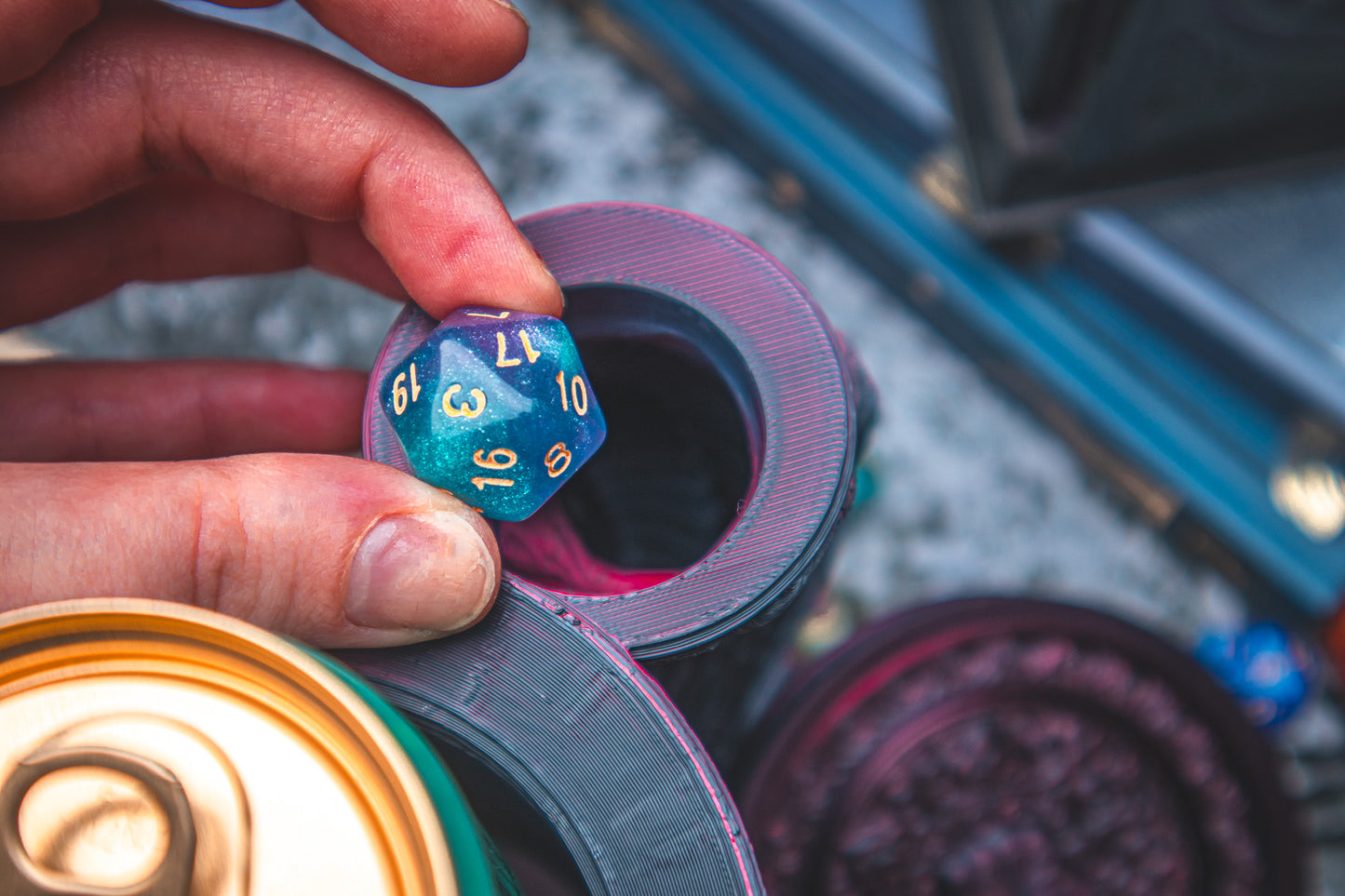 Monk Fist Dice Tower Mug