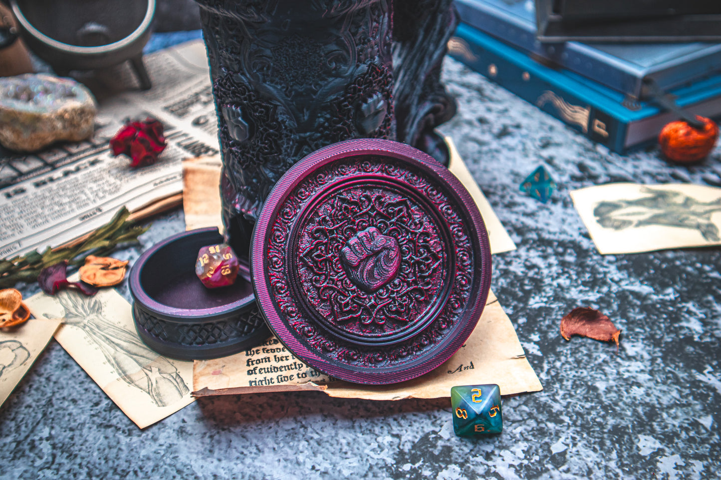 Monk Fist Dice Tower Mug