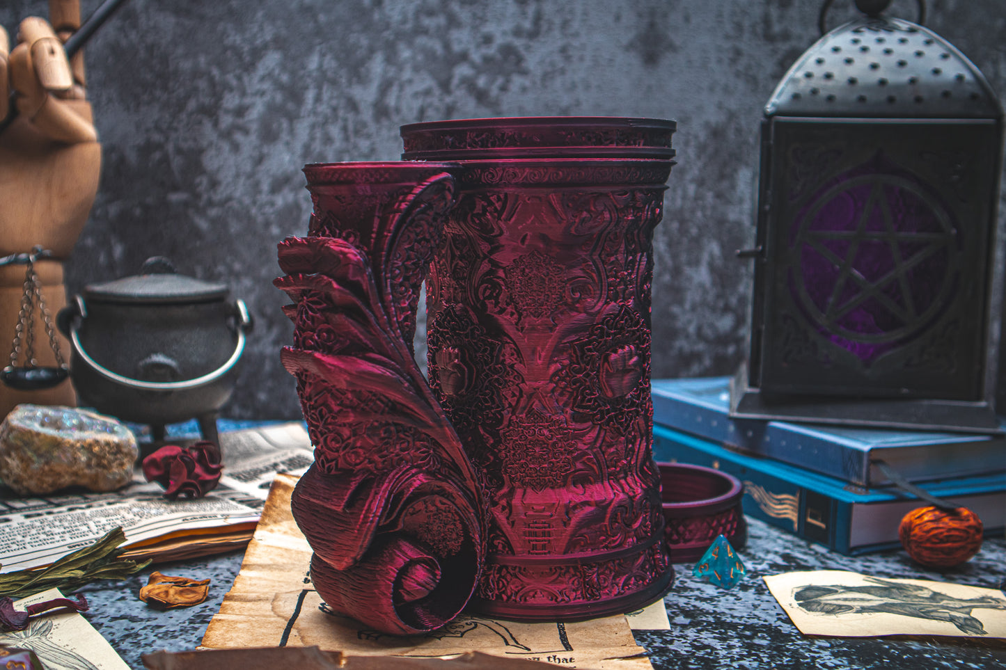 Monk Fist Dice Tower Mug