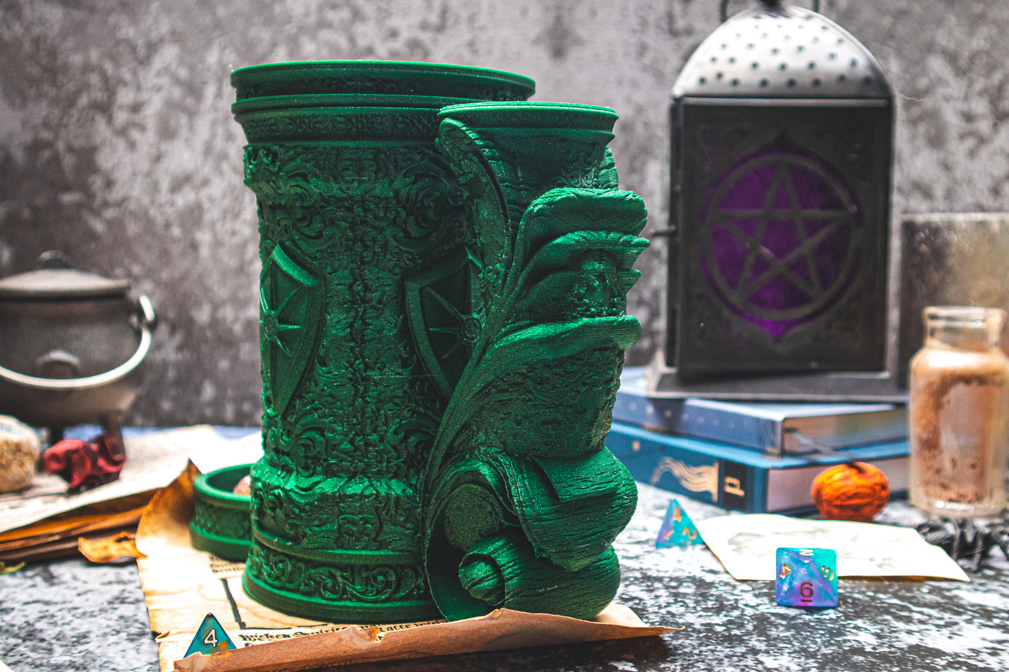 Shield Dice Tower Mug