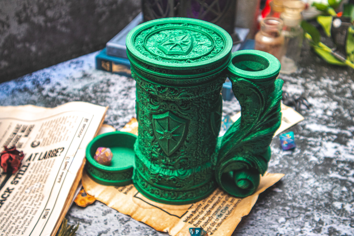 Shield Dice Tower Mug