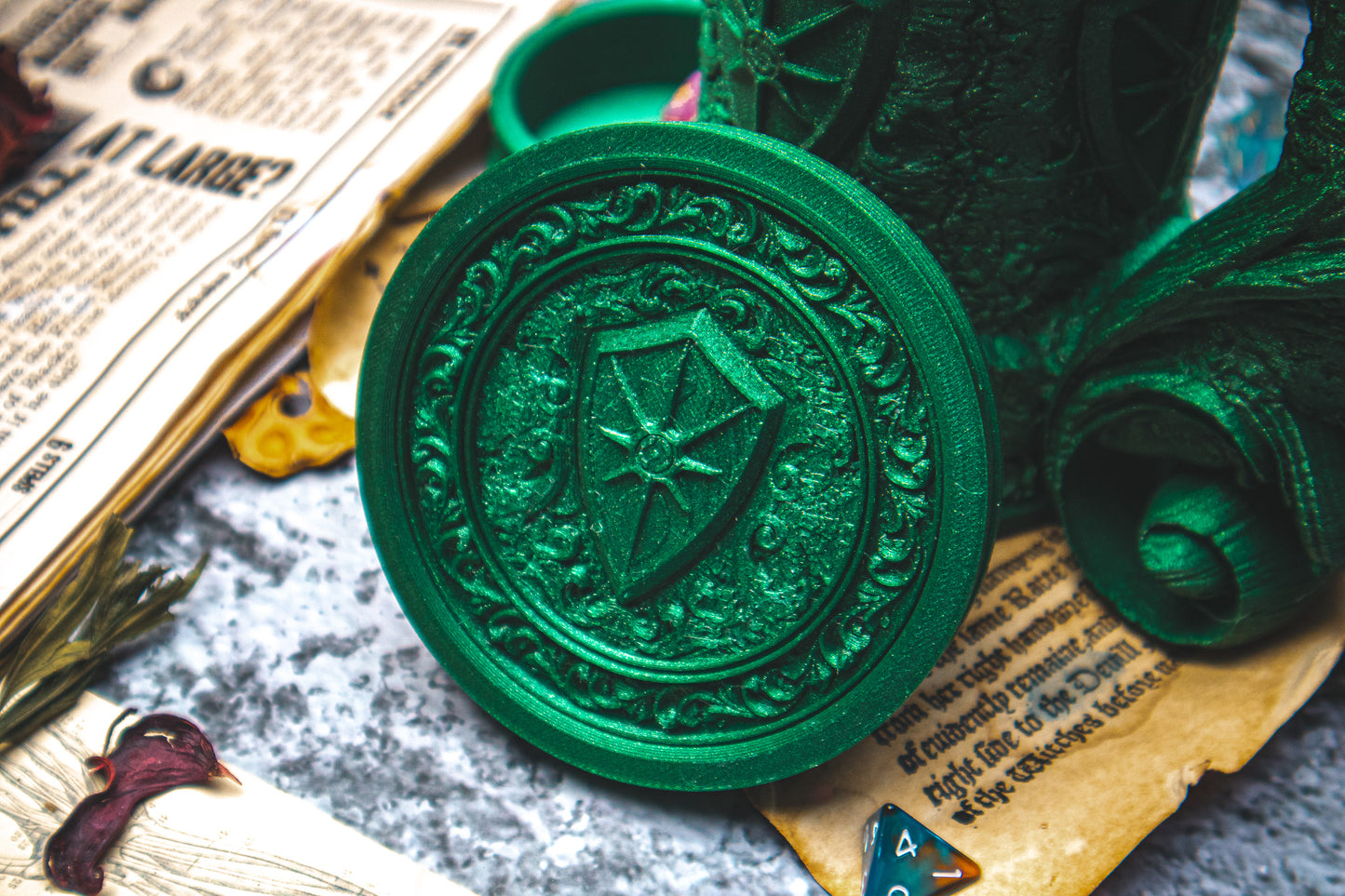 Shield Dice Tower Mug