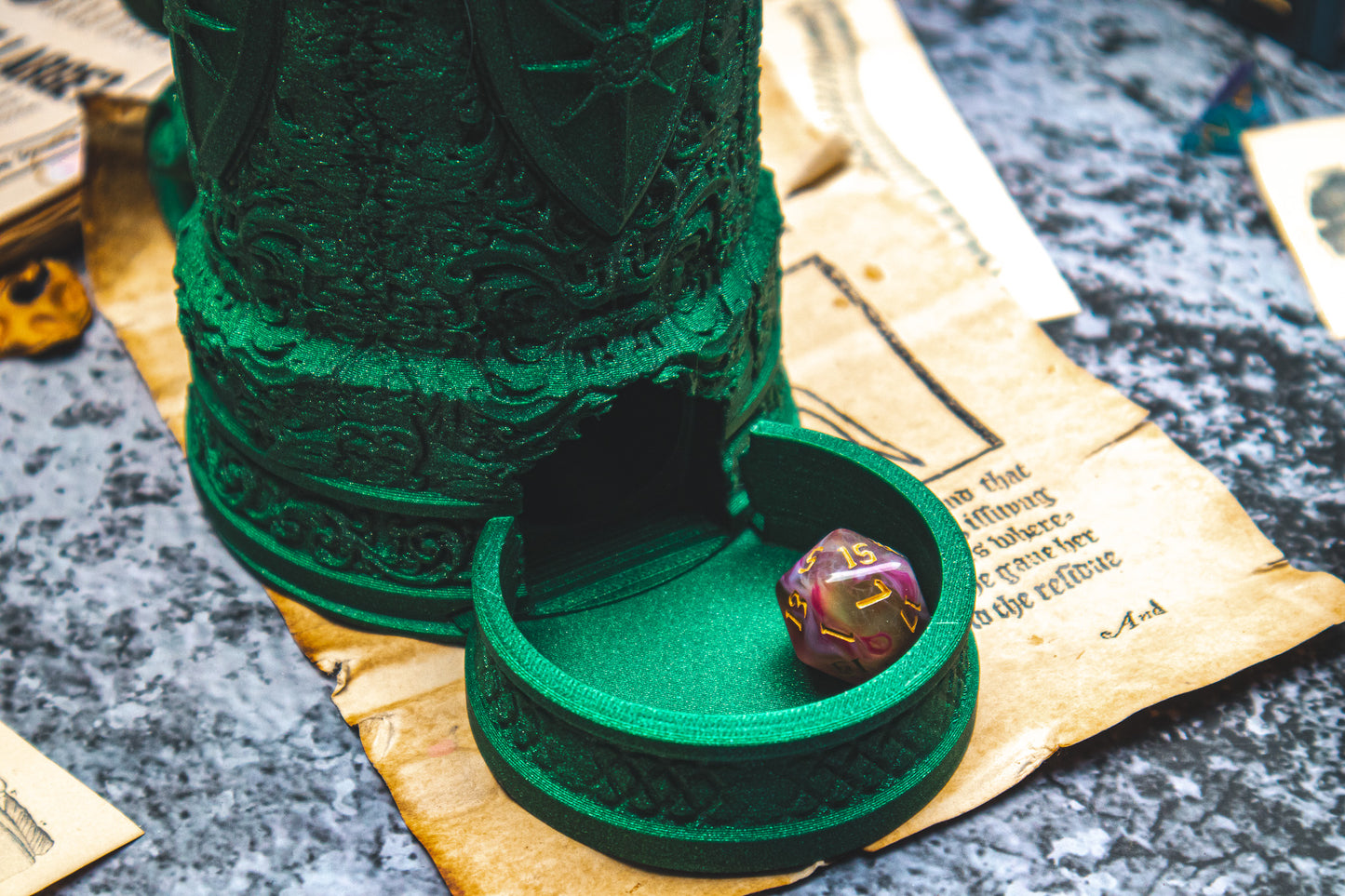 Shield Dice Tower Mug