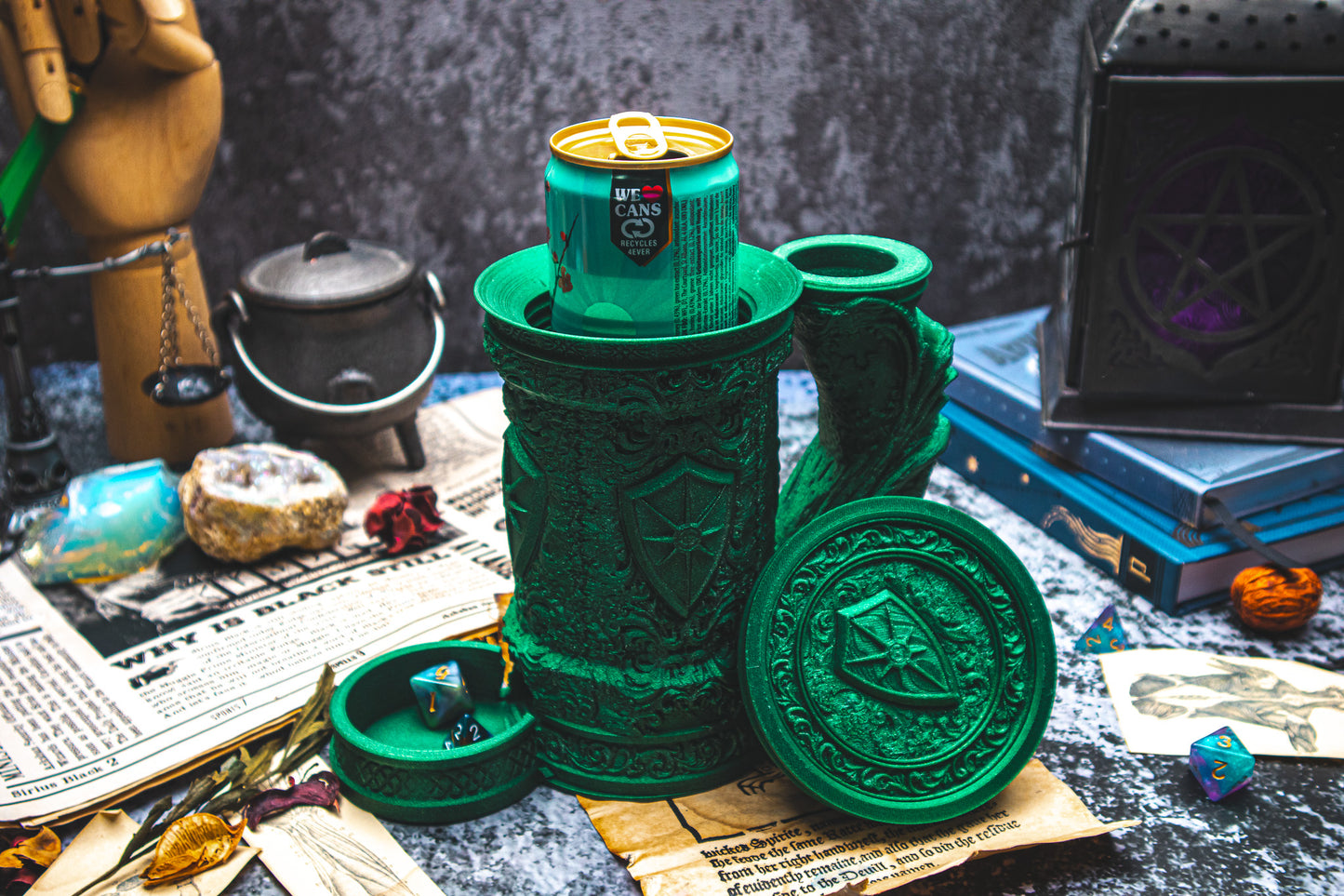 Shield Dice Tower Mug