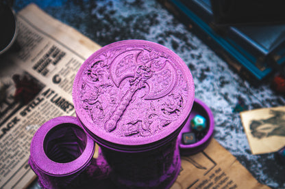 Battle Axe Dice Tower Mug