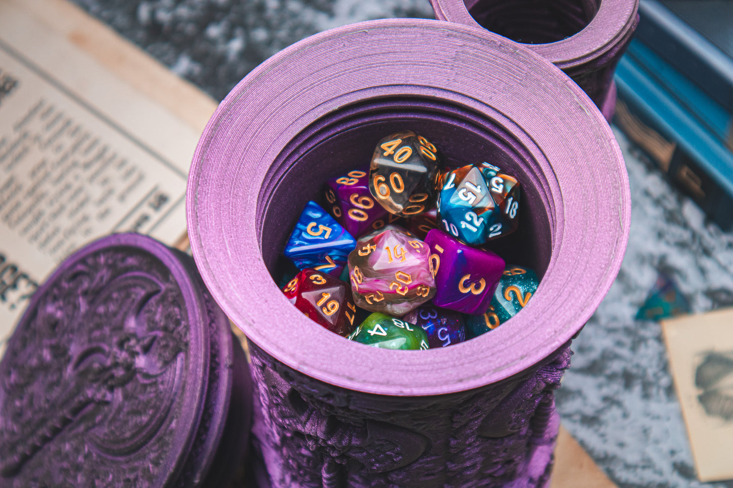 Battle Axe Dice Tower Mug