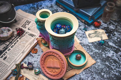Spellbook Dice Tower Mug