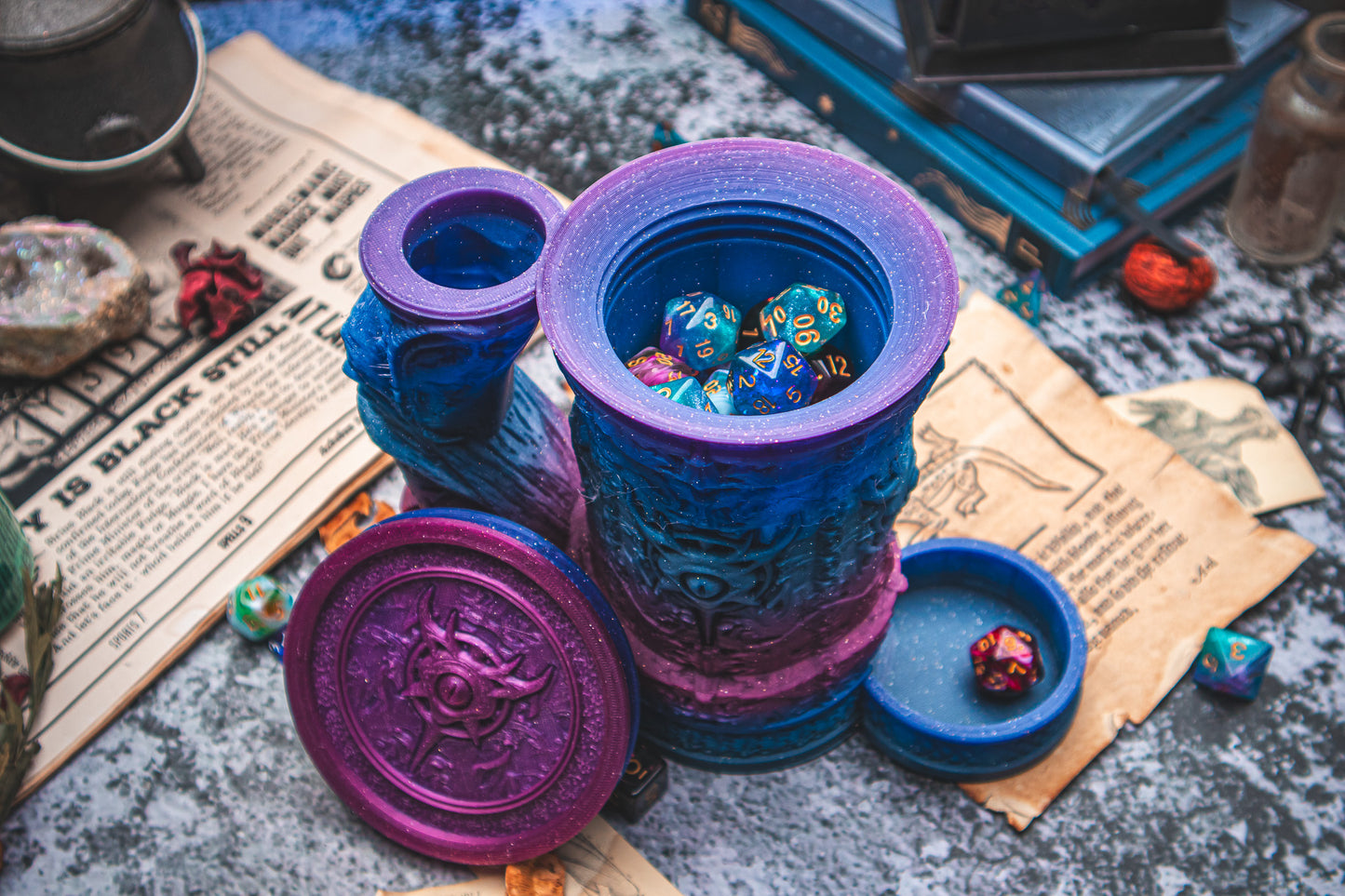 Warlock Dice Tower Mug