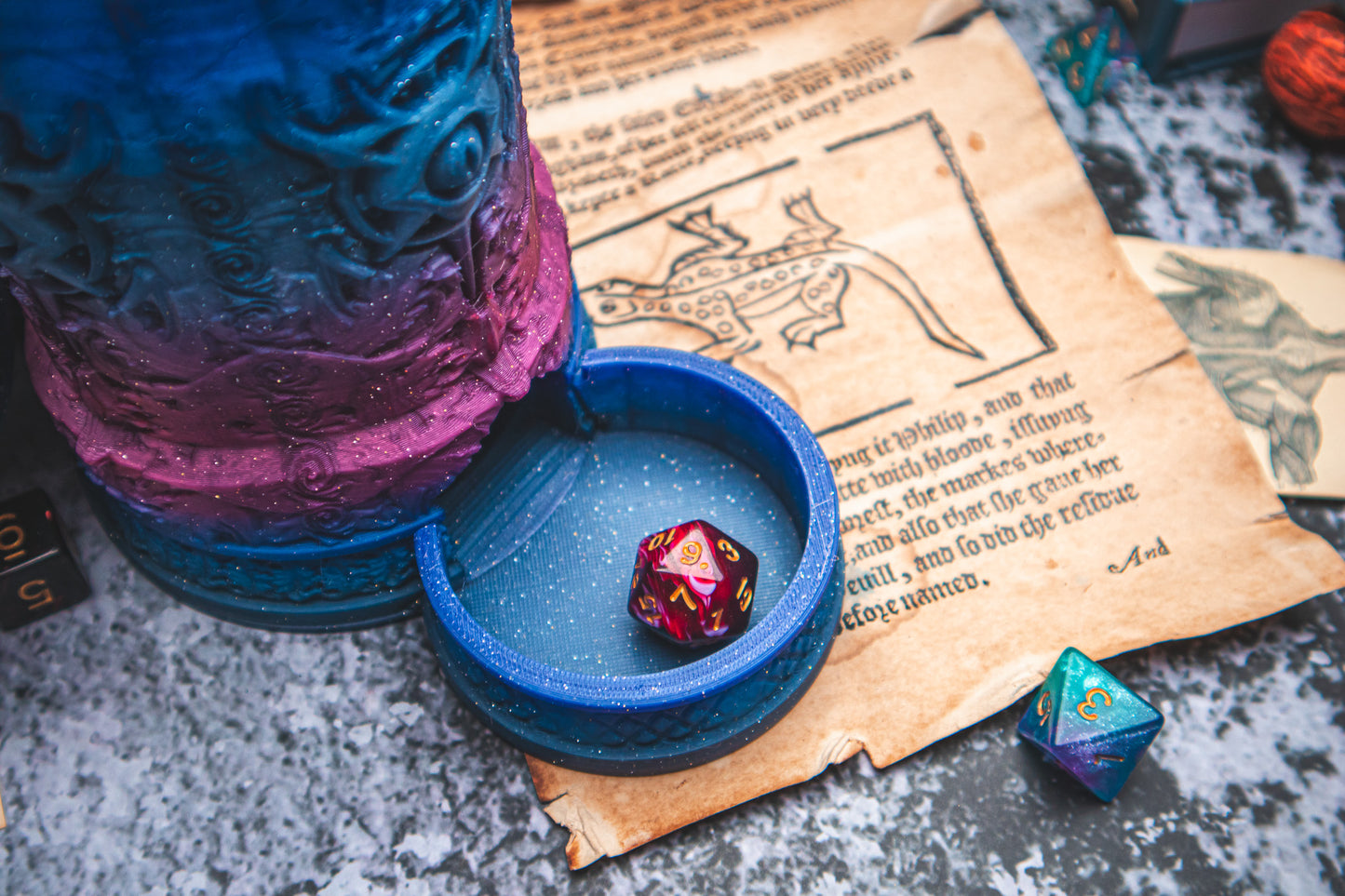 Warlock Dice Tower Mug