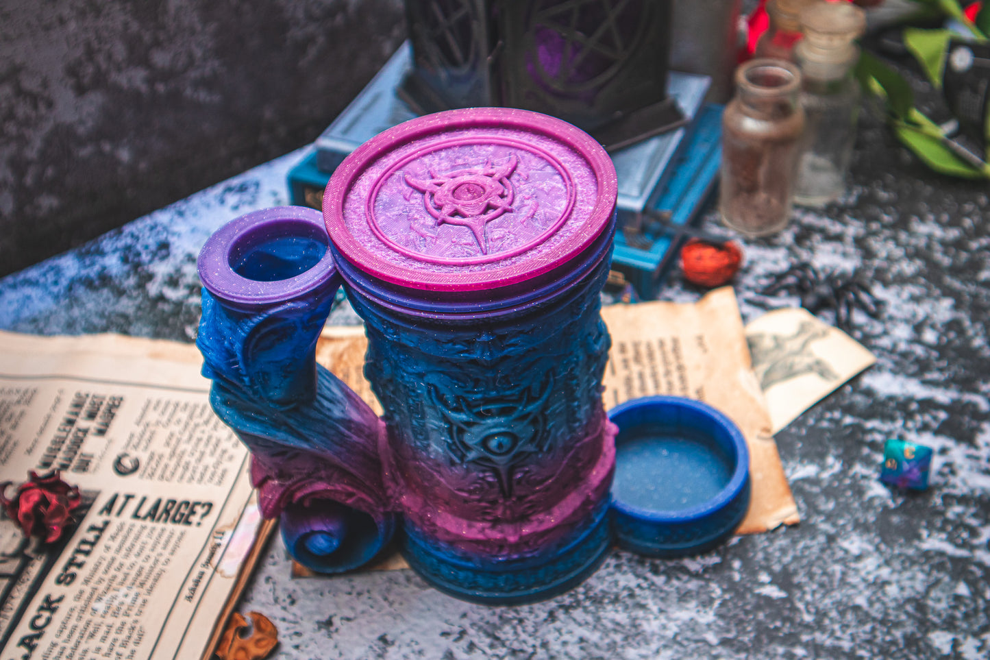 Warlock Dice Tower Mug