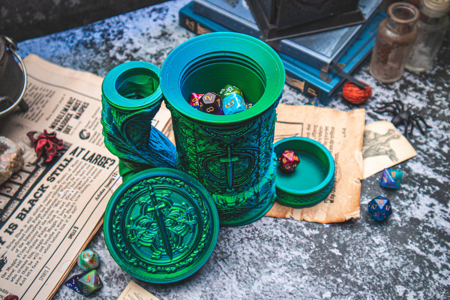 Sword Dice Tower Mug