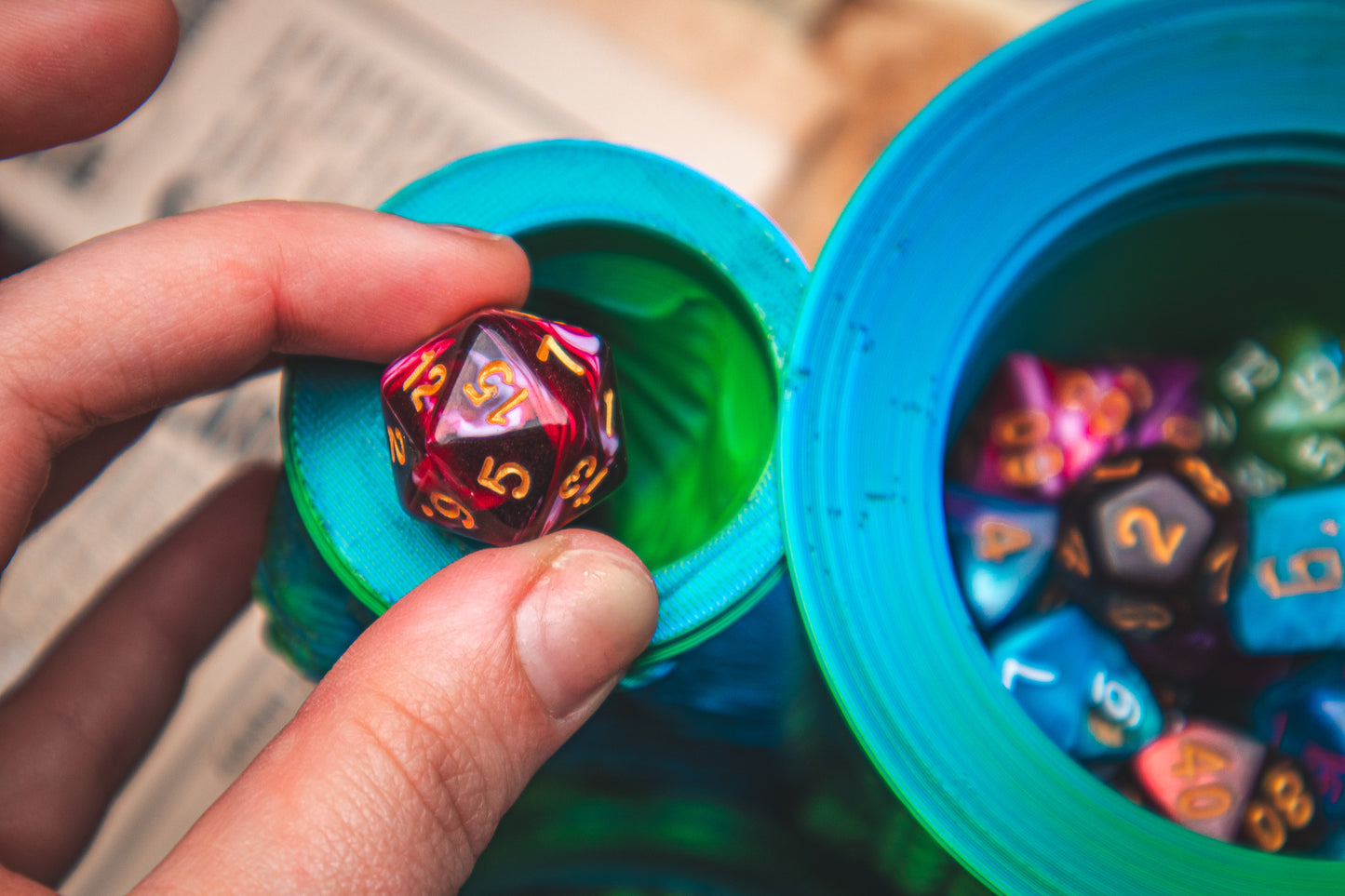 Sword Dice Tower Mug