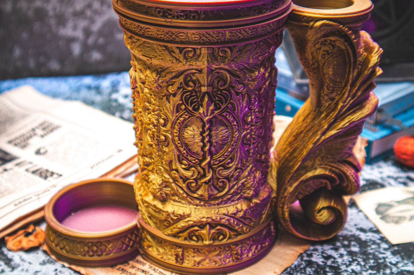 Druid Dice Tower Mug