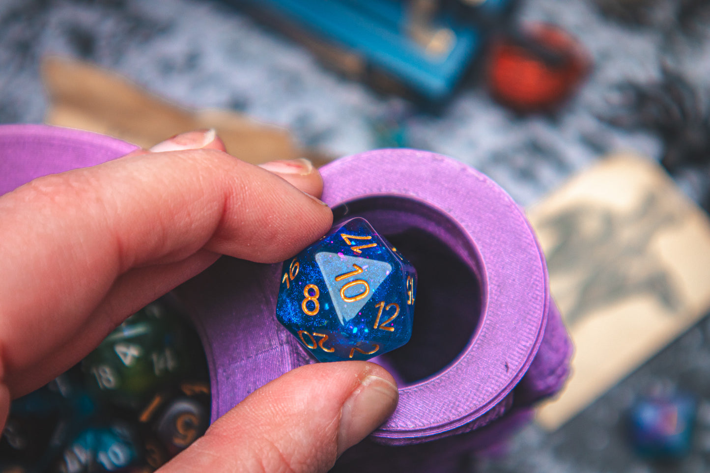 Dagger Dice Tower Mug