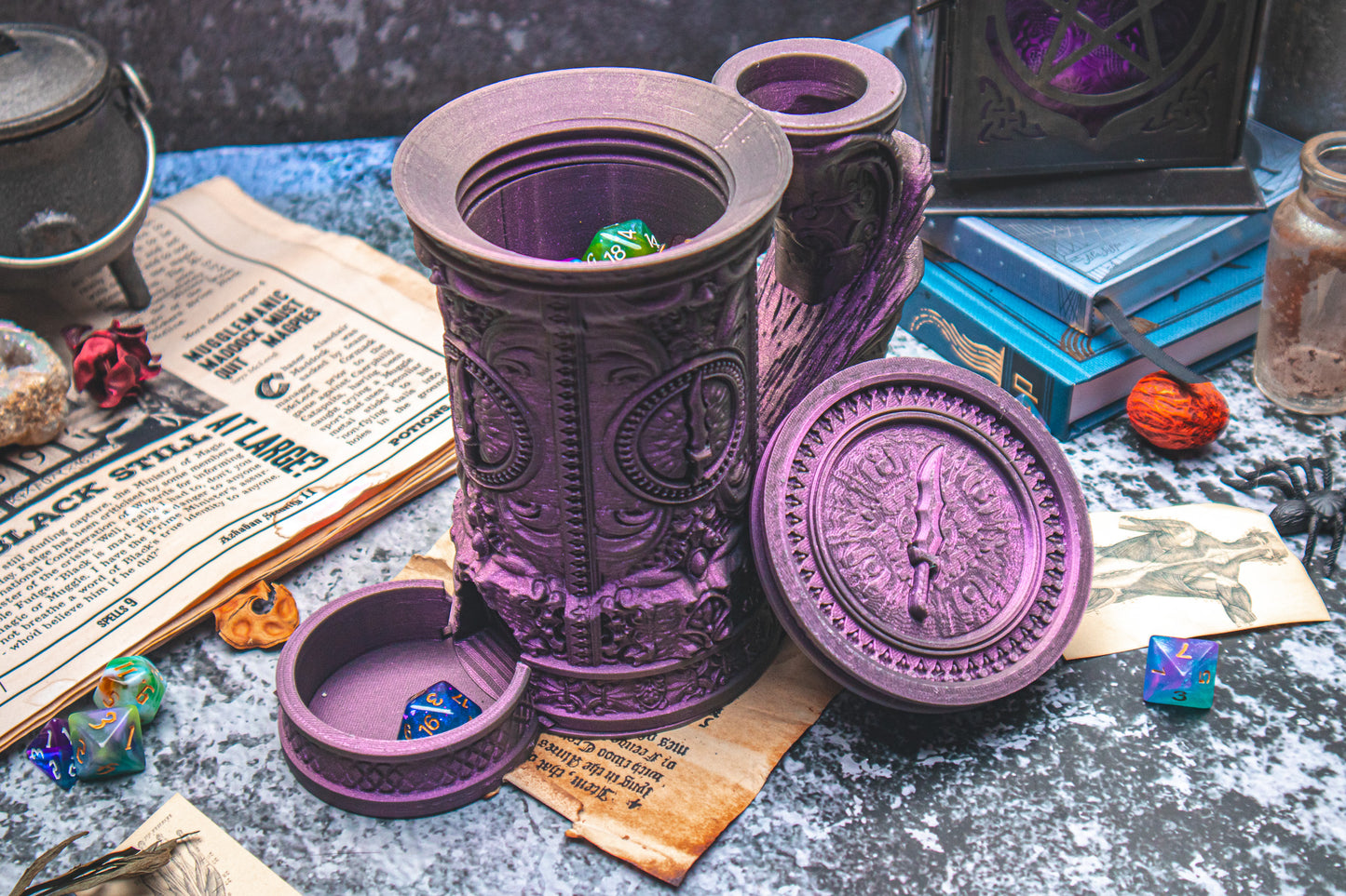 Dagger Dice Tower Mug