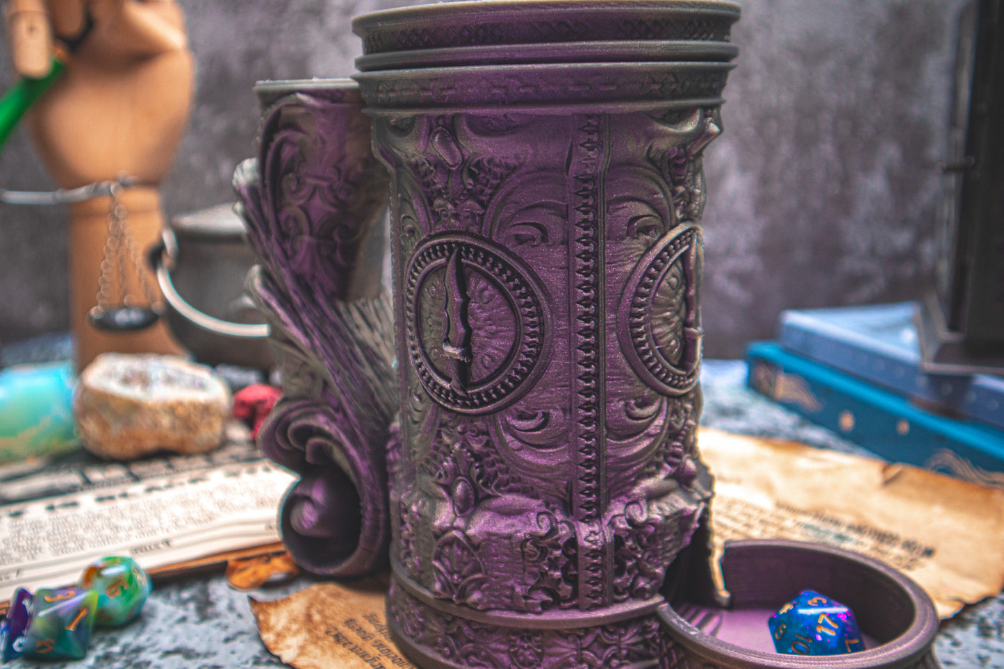 Dagger Dice Tower Mug