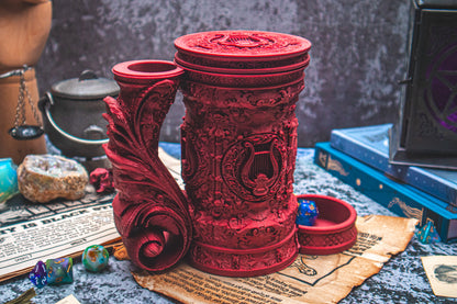 Bard Lyre Dice Tower Mug