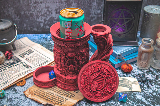 Bard Lyre Dice Tower Mug