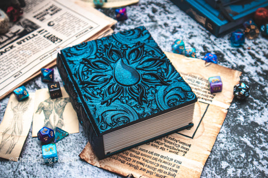 Water Magic Dice Tome - Holder, Tower & Dice tray