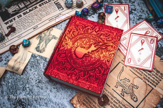 Fireball Dice Tome - Holder, Tower & Dice tray