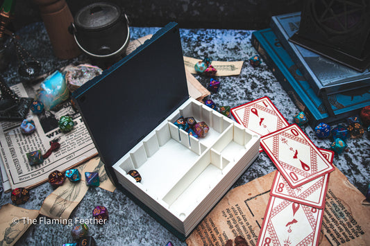 Skull Dice Tome - Holder, Tower & Dice tray