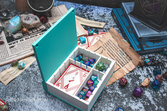 Frost Magic Dice Tome - Holder, Tower & Dice tray