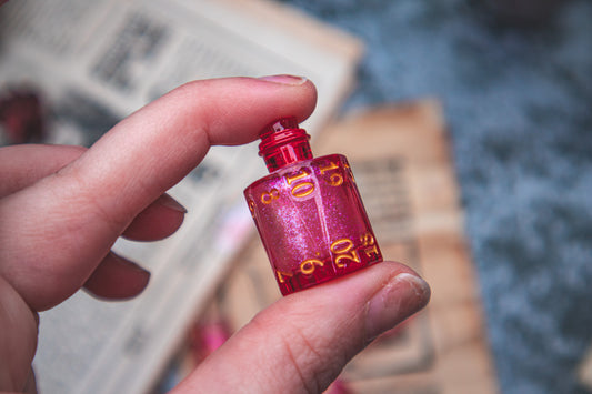 Ember of Vitality - Liquid Core Potion bottle dice set