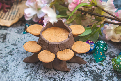 Whimsical tree dice holder + STL