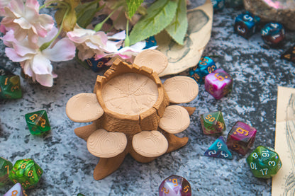 Whimsical tree dice holder + STL