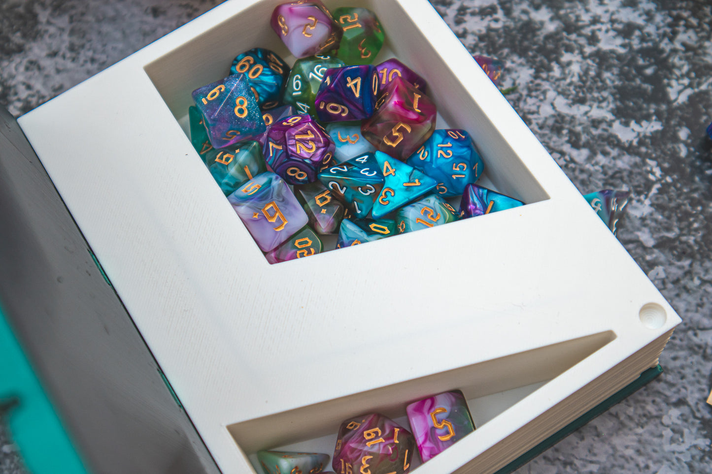 Dragon eye Dice Tome - Holder, Tower & Dice tray