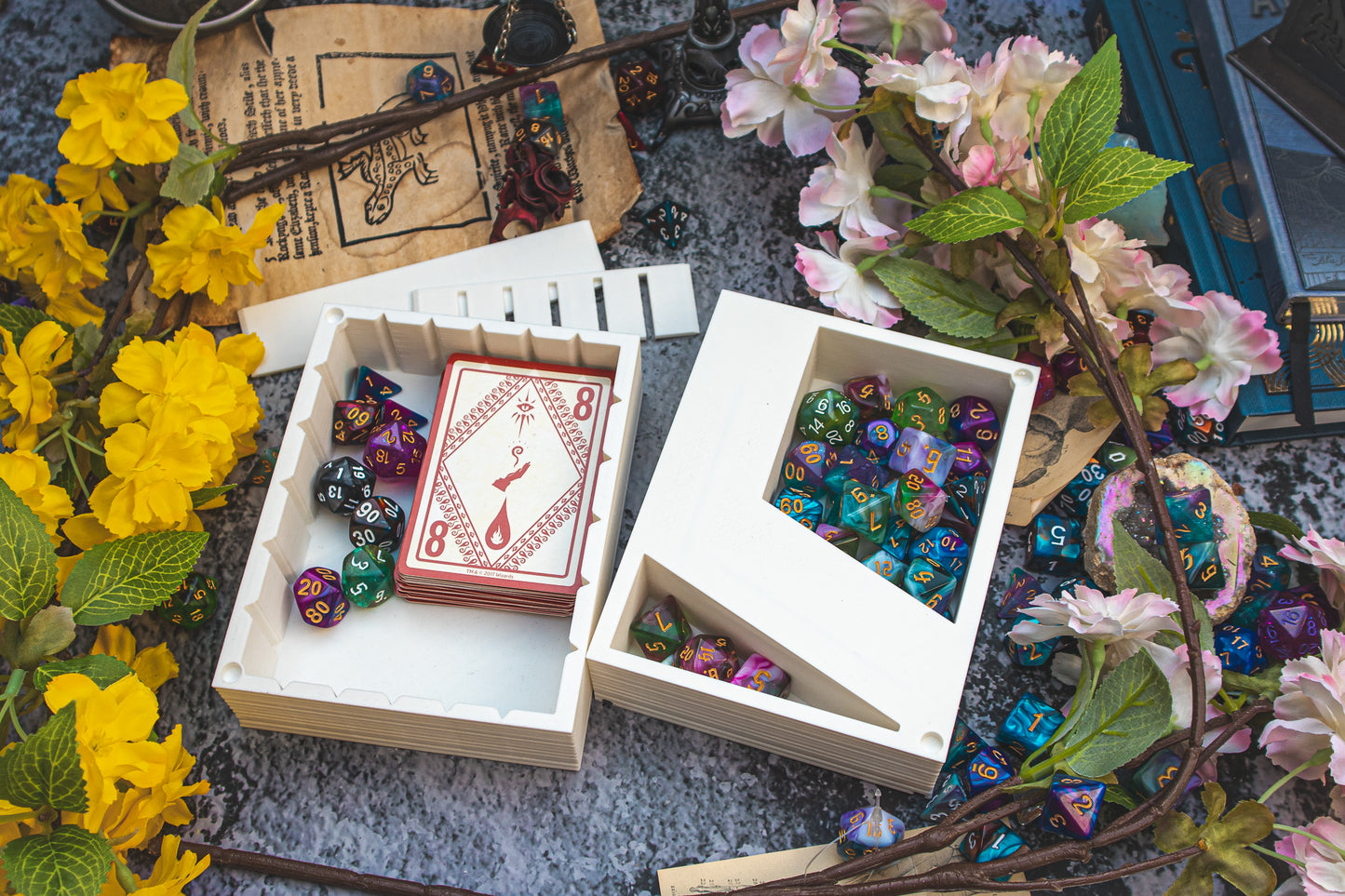Dagger Dice Tome - Holder, Tower & Dice tray