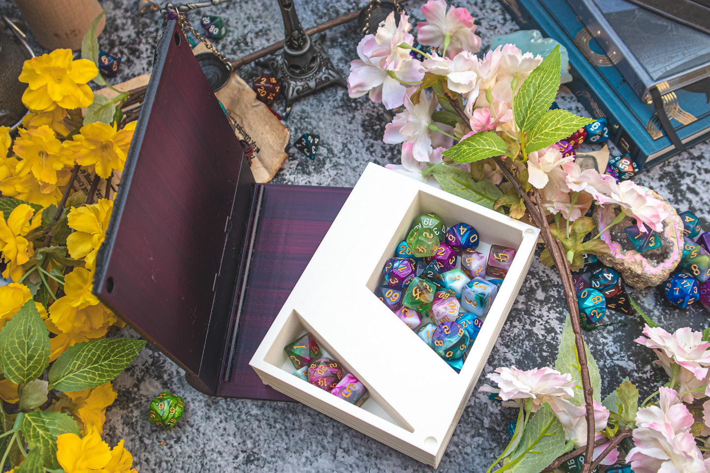 Dagger Dice Tome - Holder, Tower & Dice tray