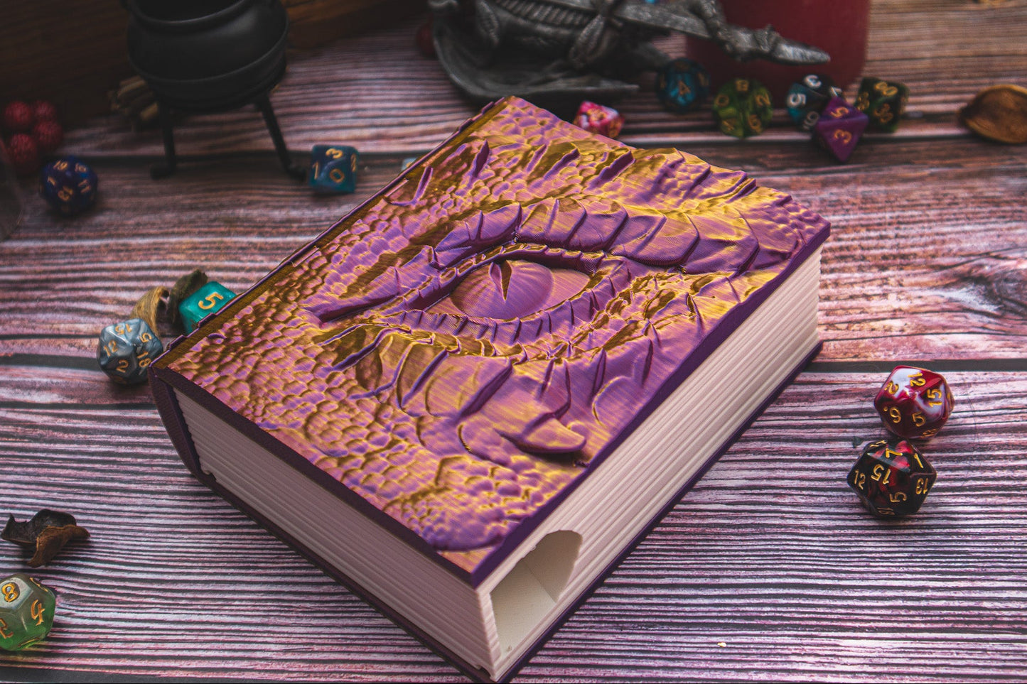 Dragon eye Dice Tome - Holder, Tower & Dice tray