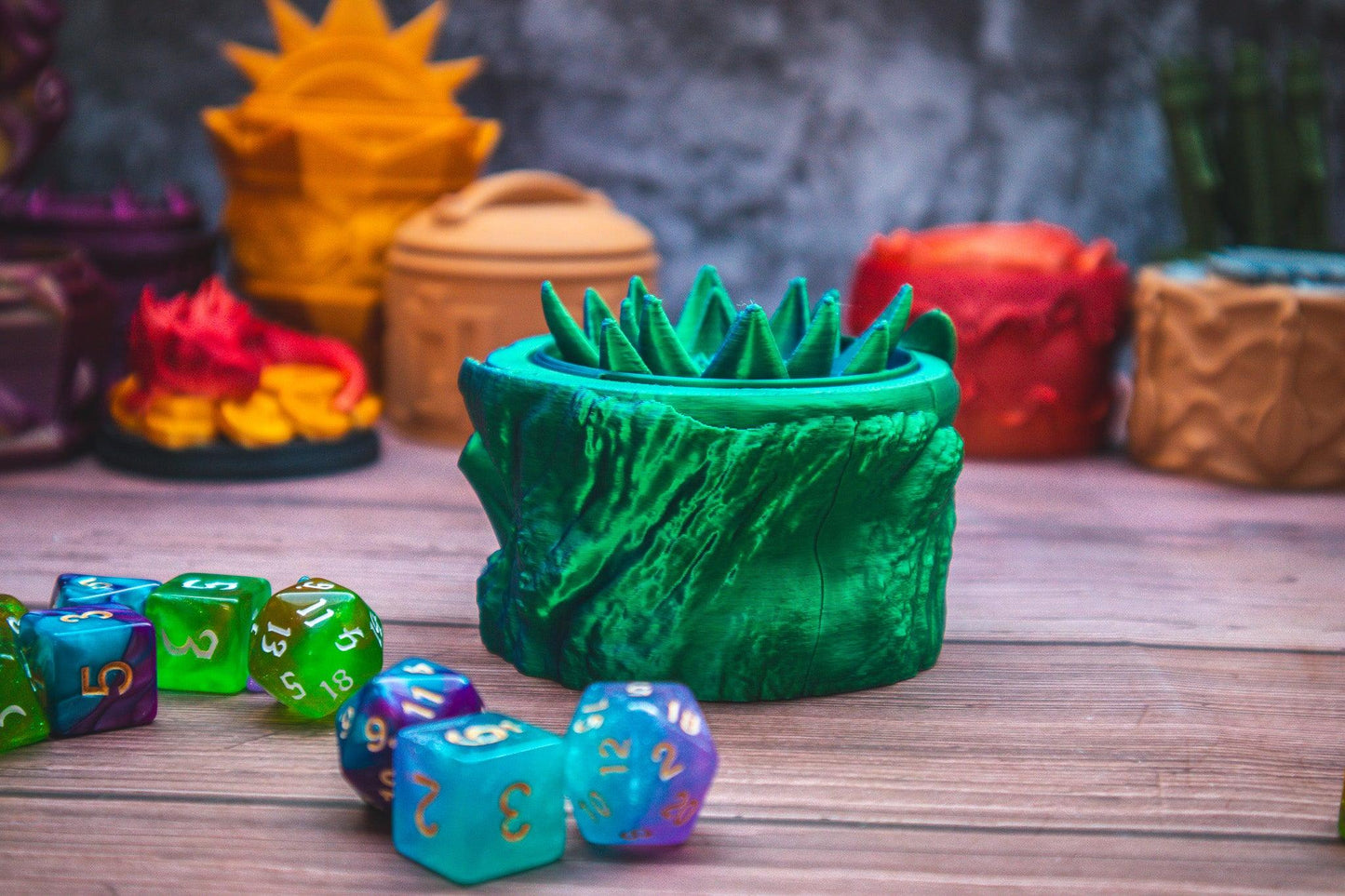 Druid dice box