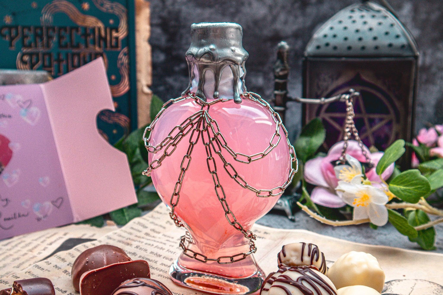 Love Potion Colour-changing potion - The Flaming Feather & Flaming Filament