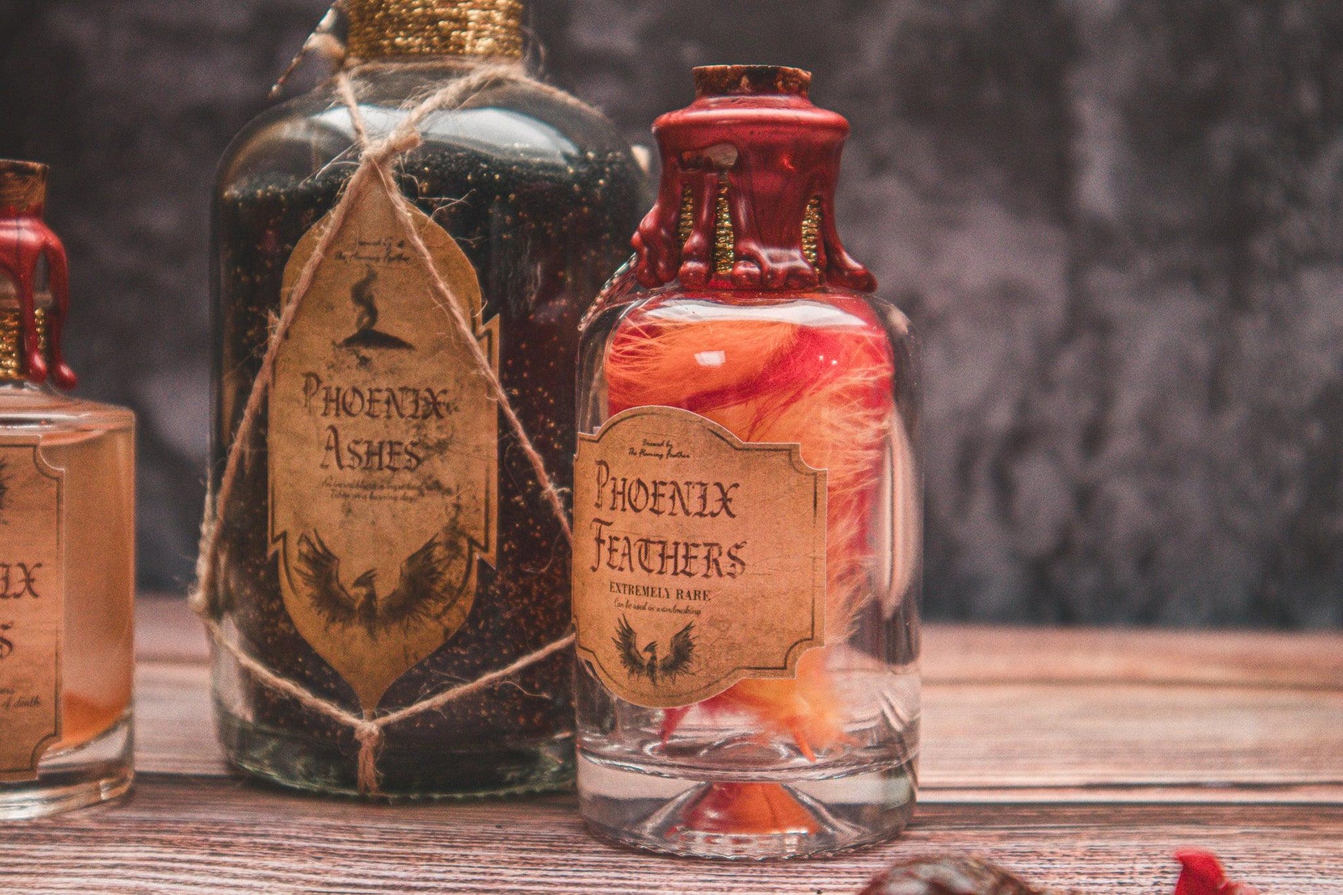 Phoenix Feathers - The Flaming Feather & Flaming Filament