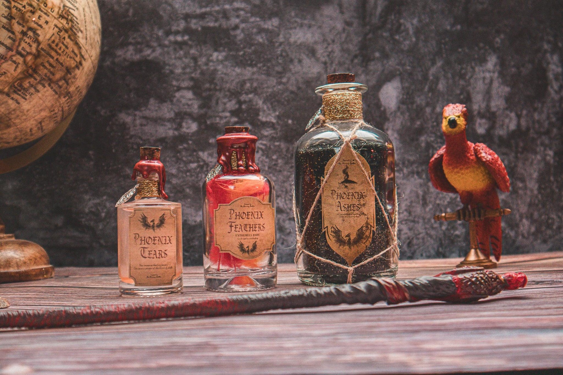 Phoenix Feathers - The Flaming Feather & Flaming Filament