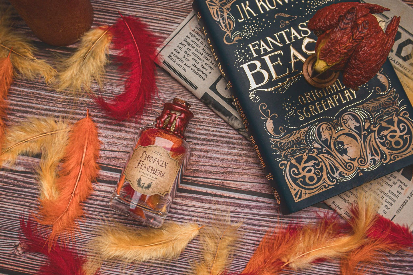 Phoenix Feathers - The Flaming Feather & Flaming Filament