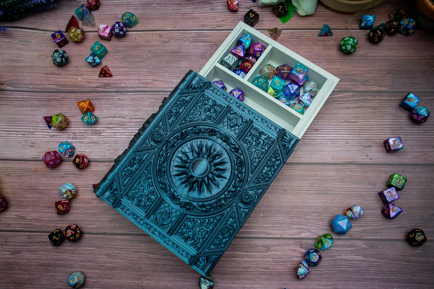 Sun Dice tome - Dice holder & Dice tray