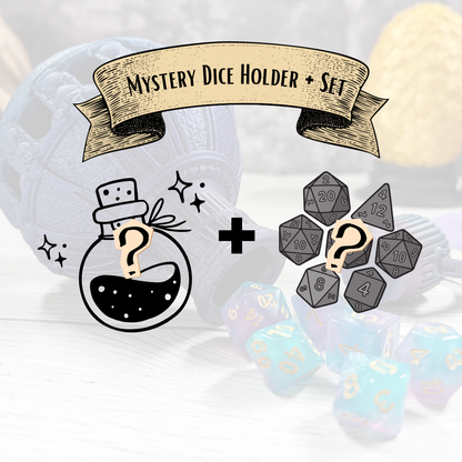 MYSTERY dice holder + Dice set