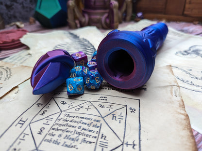 Crystal dice wand Dnd - The Flaming Feather & Flaming Filament