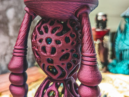 Wizard Hourglass dice holder - The Flaming Feather & Flaming Filament