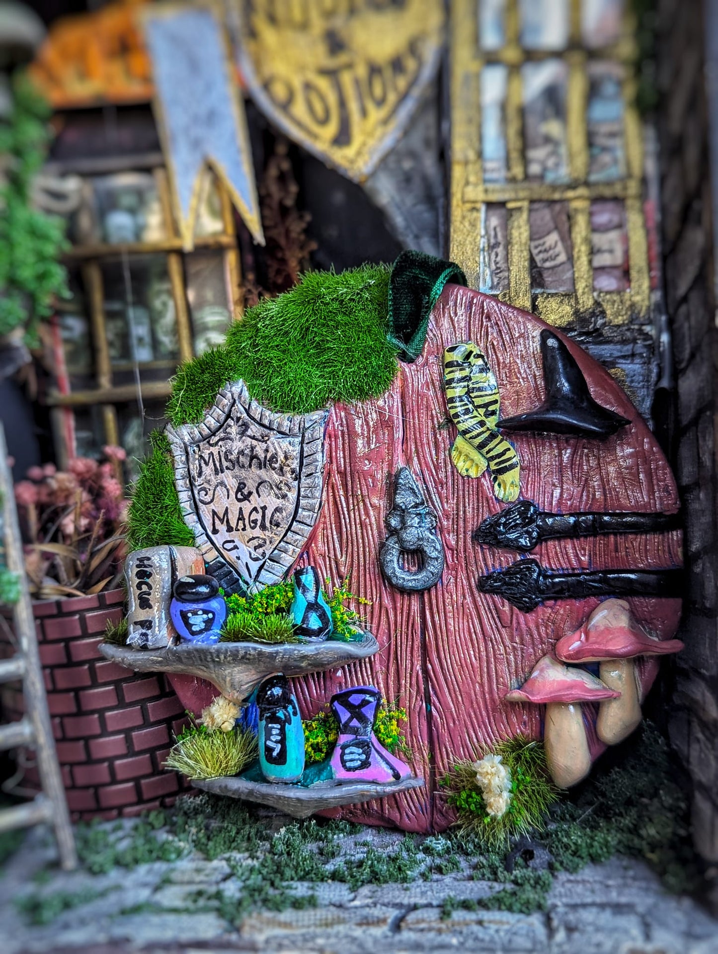 Wizard shop door