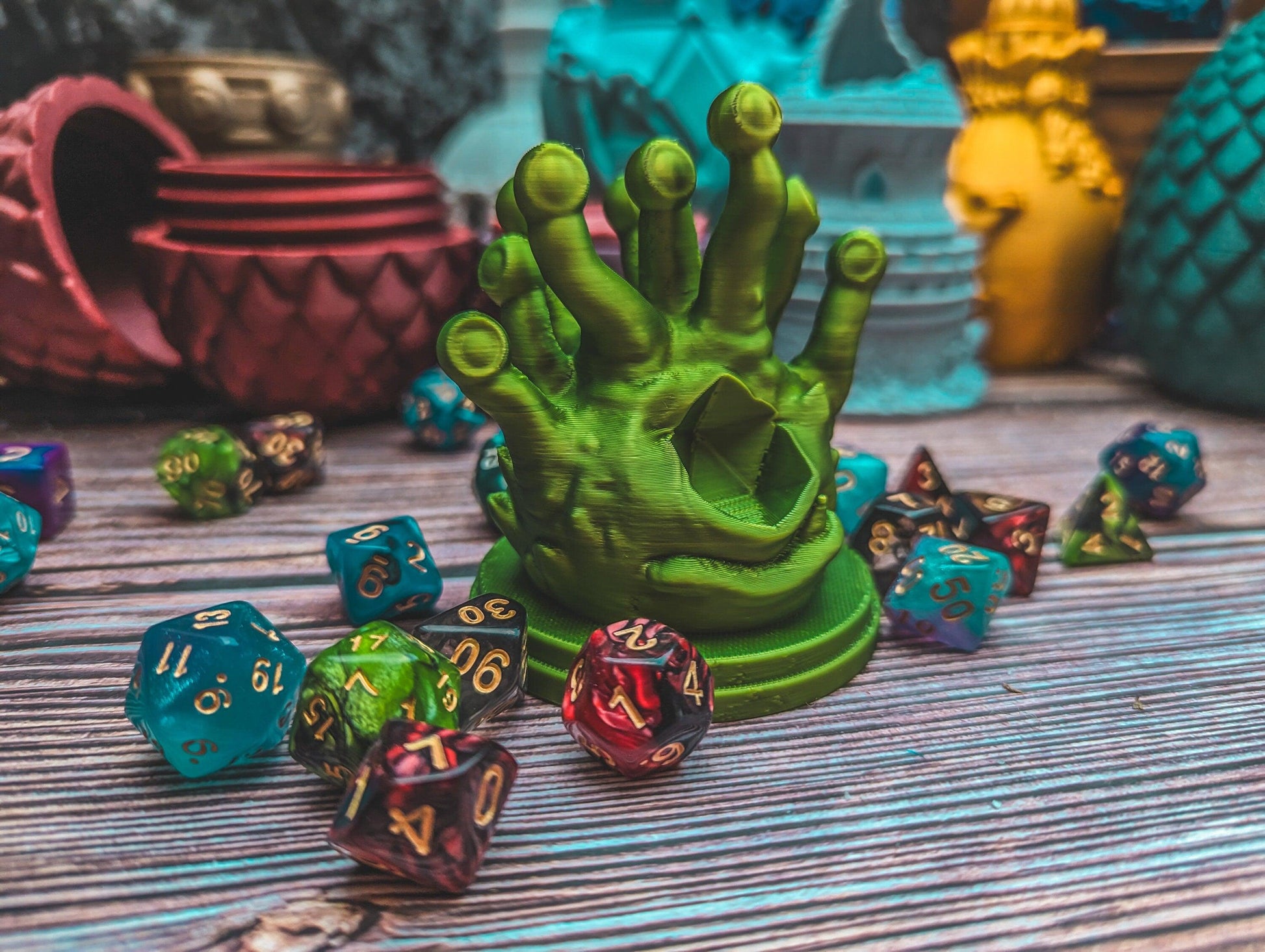 Beholder dice guardian - The Flaming Feather & Flaming Filament