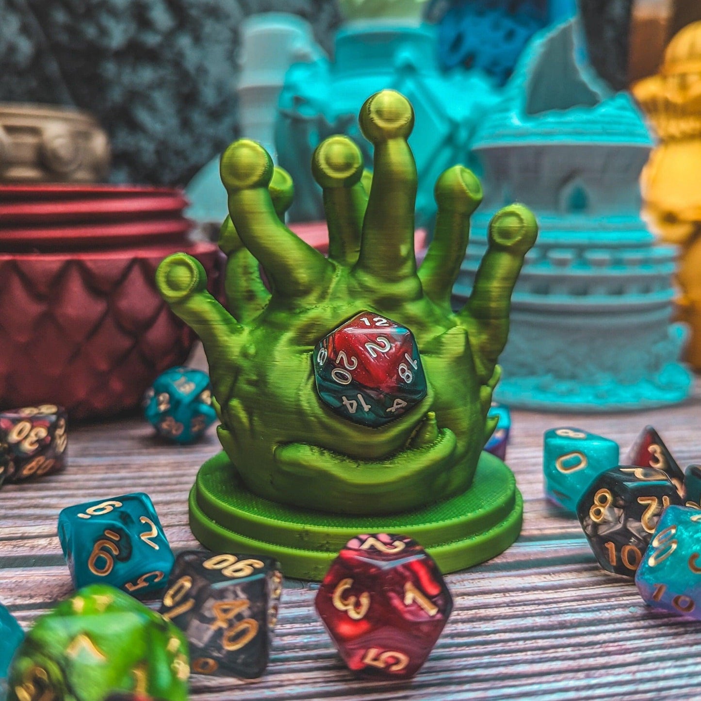 Beholder dice guardian - The Flaming Feather & Flaming Filament