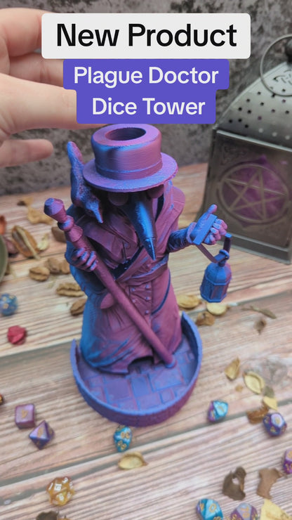Plague Doctor Dice tower