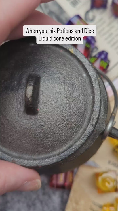 Ember of Vitality - Liquid Core Potion bottle dice set